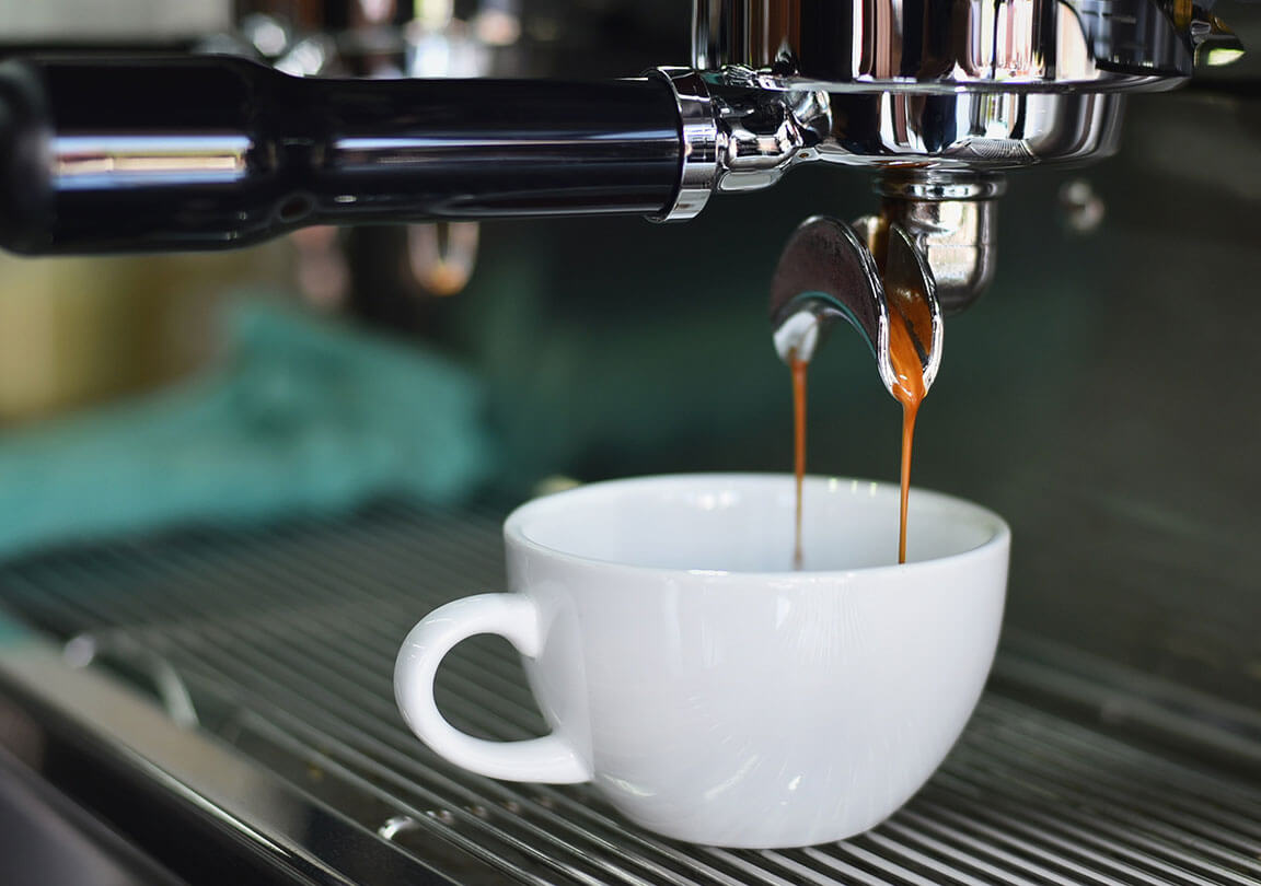 Hawaii Coffee kahve sunumu